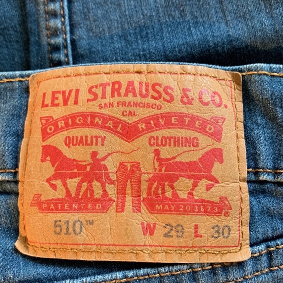 Vintage Levi’s Straight Skinny Jeans size 29x30 - Picture 4 of 4